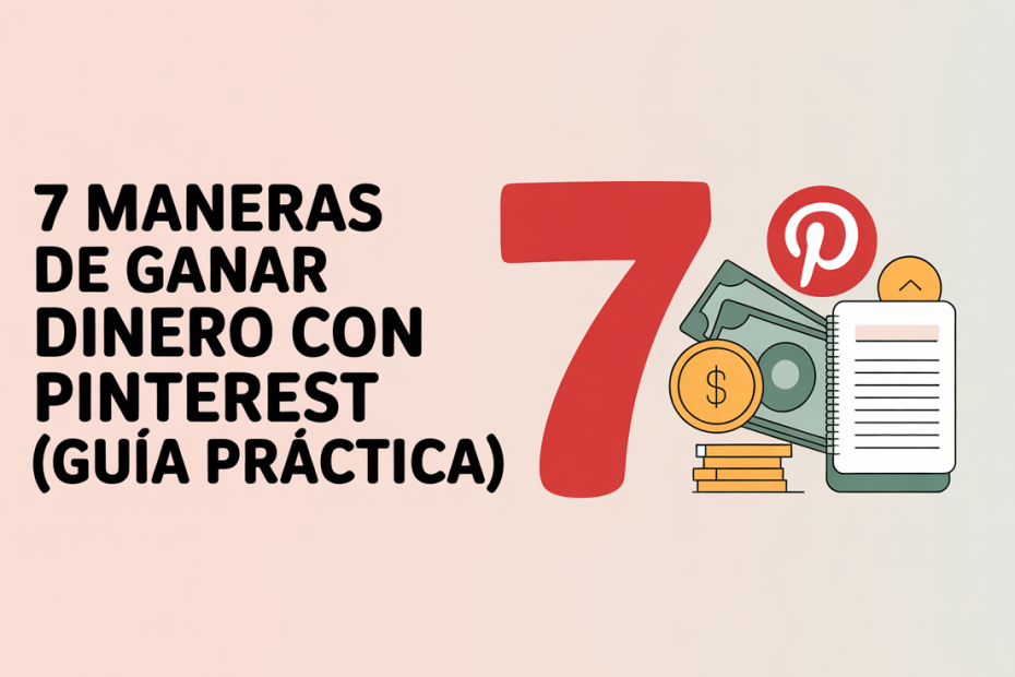 7 maneras de ganar dinero con Pinterest